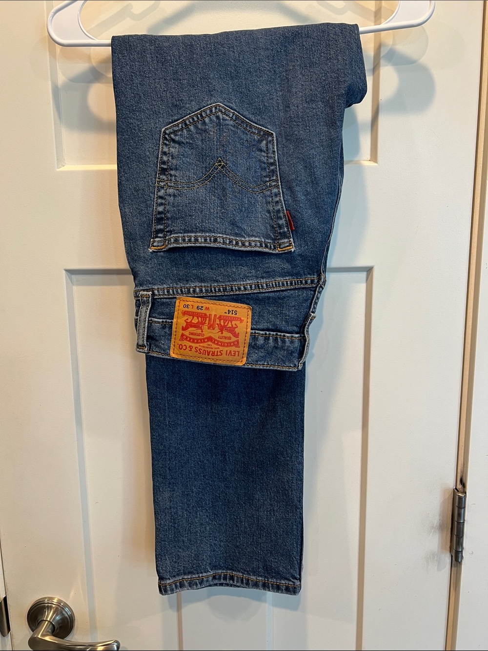 Levi's Men's Dark Blue Straight-Leg Jeans